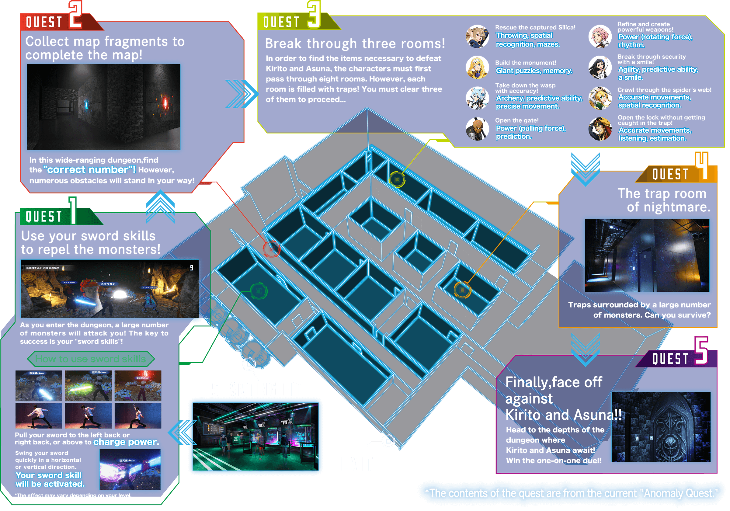 ANOMALY QUEST DUNGEON MAP image